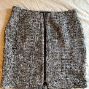 Banana Republic Black and White Tweed Pencil Skirt